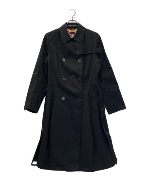 Paul Smith BLACK（ポールスミスブラック）Paul Smith BLACK (ポールスミスブラック) トレンチコート ブラック サイズ:48Lの古着・服飾アイテム