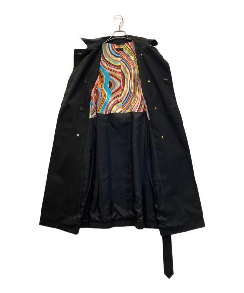 Paul Smith BLACK（ポールスミスブラック）Paul Smith BLACK (ポールスミスブラック) トレンチコート ブラック サイズ:48Lの古着・服飾アイテム