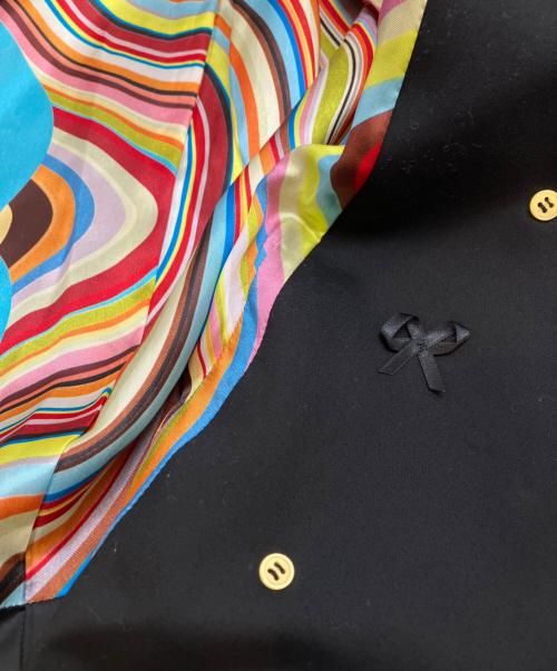 Paul Smith BLACK（ポールスミスブラック）Paul Smith BLACK (ポールスミスブラック) トレンチコート ブラック サイズ:48Lの古着・服飾アイテム