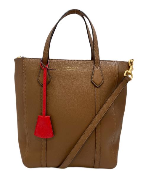 TORY BURCH（トリーバーチ）TORY BURCH (トリーバーチ) ペリー/2WAYバッグ ブラウン サイズ:表記なしの古着・服飾アイテム