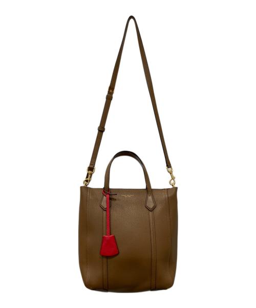 TORY BURCH（トリーバーチ）TORY BURCH (トリーバーチ) ペリー/2WAYバッグ ブラウン サイズ:表記なしの古着・服飾アイテム