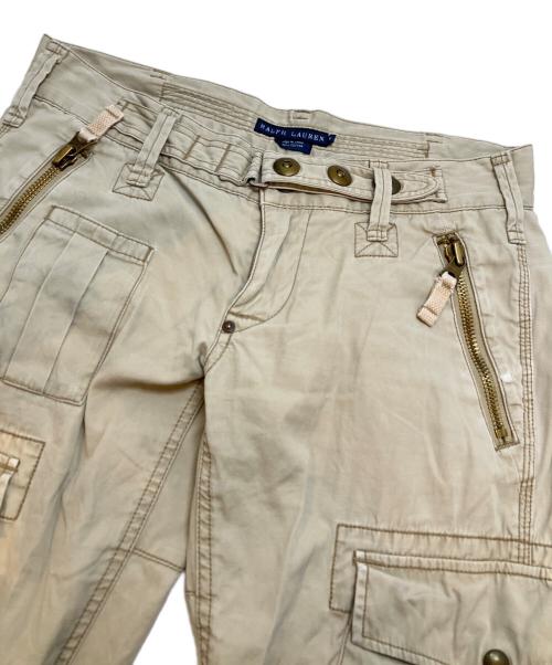RALPH LAUREN（ラルフローレン）RALPH LAUREN (ラルフローレン) マルチポケットカーゴパンツ ベージュ サイズ:6(M〜L)の古着・服飾アイテム