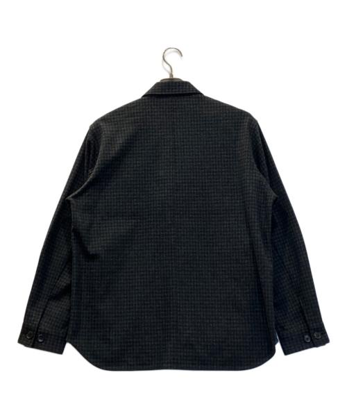 PLST（プラステ）PLST (プラステ) プレシャスニットメルトンシャツブルゾン ブラック サイズ:M 未使用品の古着・服飾アイテム