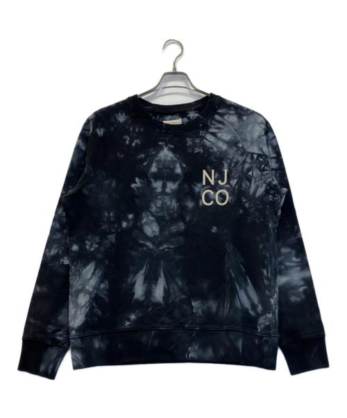 NUDIE JEANS（ヌーディー・ジーンズ）NUDIE JEANS (ヌーディー・ジーンズ) タイダイ柄スウェット ブラック サイズ:Mの古着・服飾アイテム
