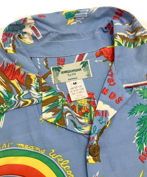 KAMEHAMEHA（カメハメハ）KAMEHAMEHA (カメハメハ) アロハシャツ スカイブルー サイズ:Mの古着・服飾アイテム