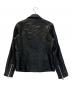 ITEMS URBAN RESEARCH (アイテムズ アーバンリサーチ) ゴートレザーダブルライダースジャケット ブラック サイズ:M：10000円