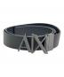 ARMANI EXCHANGE（アルマーニ エクスチェンジ）の古着「レザーベルト」｜ブラック