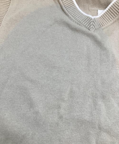 Calvin Klein Jeans（カルバンクラインジーンズ）Calvin Klein Jeans (カルバンクラインジーンズ) ニットベスト ベージュ サイズ:Mの古着・服飾アイテム