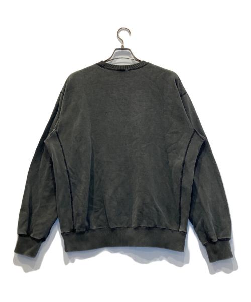 THE BLACK EYE PATCH（ブラックアイパッチ）THE BLACK EYE PATCH (ブラックアイパッチ) SMALL OG LABEL PIGMENT DYDED CREW SWEAT グレー サイズ:Lの古着・服飾アイテム