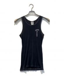CHROME HEARTS（クロムハーツ）の古着「Tバーロゴプリントタンクトップ」｜ブラック