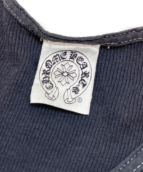 CHROME HEARTS（クロムハーツ）CHROME HEARTS (クロムハーツ) Tバーロゴプリントタンクトップ ブラック サイズ:Sの古着・服飾アイテム