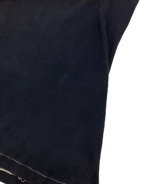 CHROME HEARTS（クロムハーツ）CHROME HEARTS (クロムハーツ) Tバーロゴプリントタンクトップ ブラック サイズ:Sの古着・服飾アイテム