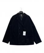 PS Paul SmithＰＳポールスミス）の古着「コーデュロイ ダブルブレスト ジャケット」｜ブラック