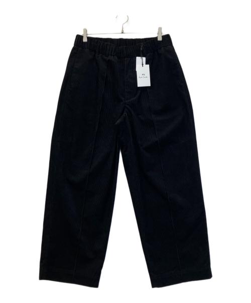 PS Paul Smith（ＰＳポールスミス）PS Paul Smith (ＰＳポールスミス) コーデュロイ バギーパンツ ブラック サイズ:Mの古着・服飾アイテム