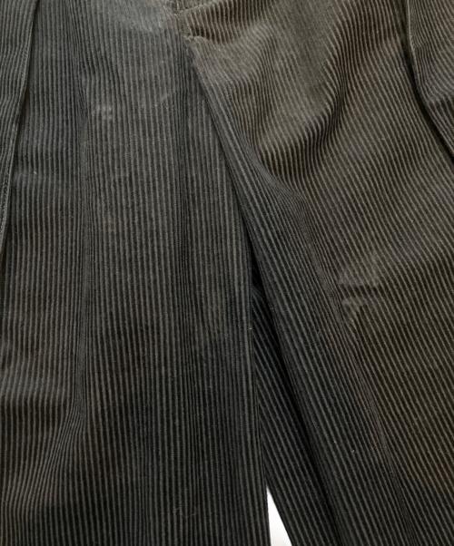 PS Paul Smith（ＰＳポールスミス）PS Paul Smith (ＰＳポールスミス) コーデュロイ バギーパンツ ブラック サイズ:Mの古着・服飾アイテム