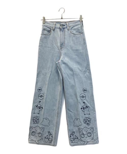 LEVI'S（リーバイス）LEVI'S (リーバイス) pokemon (ポケモン) デニムパンツ インディゴ サイズ:W25(63.5CM)の古着・服飾アイテム