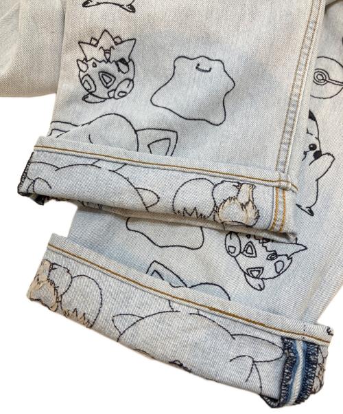 LEVI'S（リーバイス）LEVI'S (リーバイス) pokemon (ポケモン) デニムパンツ インディゴ サイズ:W25(63.5CM)の古着・服飾アイテム