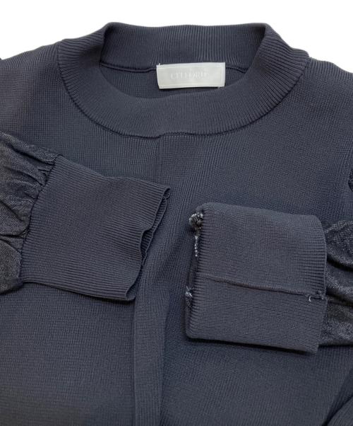 CELFORD（セルフォード）CELFORD (セルフォード) ニットワンピース ブラック サイズ:38の古着・服飾アイテム
