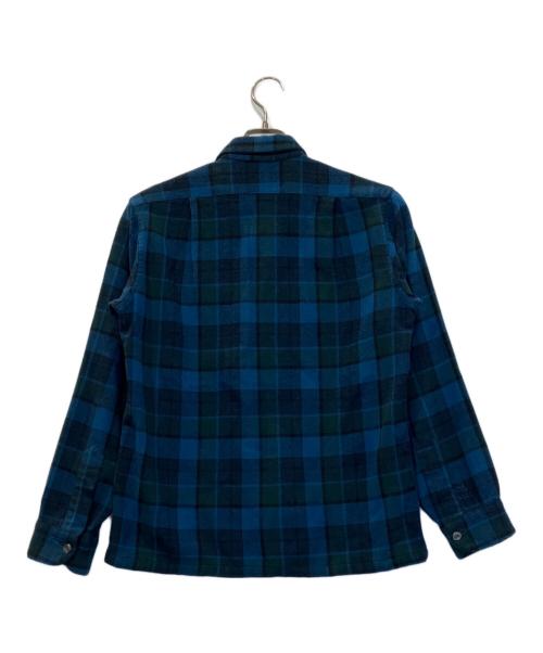 PENDLETON（ペンドルトン）PENDLETON (ペンドルトン) 60‘s長袖ボードシャツ ブルー サイズ:Sの古着・服飾アイテム