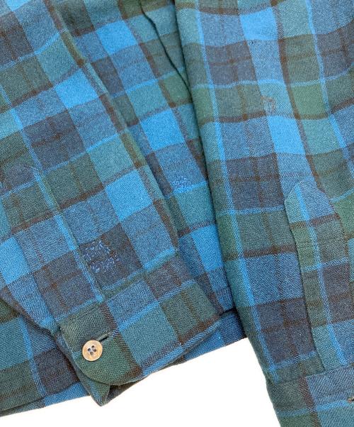 PENDLETON（ペンドルトン）PENDLETON (ペンドルトン) 60‘s長袖ボードシャツ ブルー サイズ:Sの古着・服飾アイテム