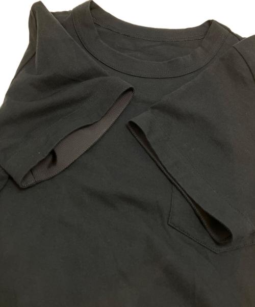 sacai（サカイ）sacai (サカイ) ペイズリー柄ドッキングワンピース ブラック サイズ:1の古着・服飾アイテム