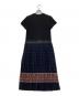 sacai (サカイ) ペイズリー柄ドッキングワンピース ブラック サイズ:1：13000円