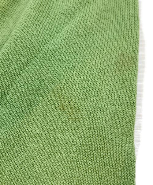 tricot COMME des GARCONS（トリココムデギャルソン）tricot COMME des GARCONS (トリココムデギャルソン) フラワー刺繍ウールカーディガン 黄緑 サイズ:表記なしの古着・服飾アイテム
