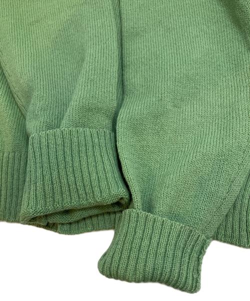 tricot COMME des GARCONS（トリココムデギャルソン）tricot COMME des GARCONS (トリココムデギャルソン) フラワー刺繍ウールカーディガン 黄緑 サイズ:表記なしの古着・服飾アイテム