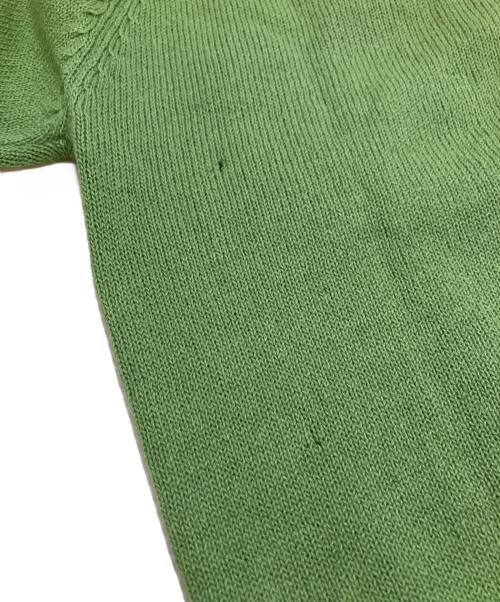 tricot COMME des GARCONS（トリココムデギャルソン）tricot COMME des GARCONS (トリココムデギャルソン) フラワー刺繍ウールカーディガン 黄緑 サイズ:表記なしの古着・服飾アイテム