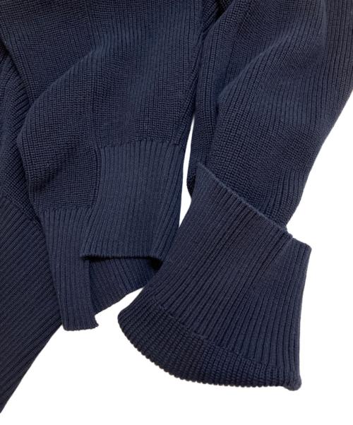 sacai（サカイ）sacai (サカイ) 付襟ナポレオンニット ネイビー サイズ:3の古着・服飾アイテム