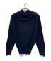 sacai (サカイ) 付襟ナポレオンニット ネイビー サイズ:3：7000円