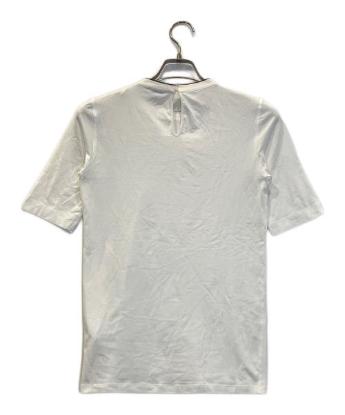 BRUNELLO CUCINELLI（ブルネロクチネリ）BRUNELLO CUCINELLI (ブルネロクチネリ) モニーレ装飾カットソー ホワイト サイズ:Lの古着・服飾アイテム