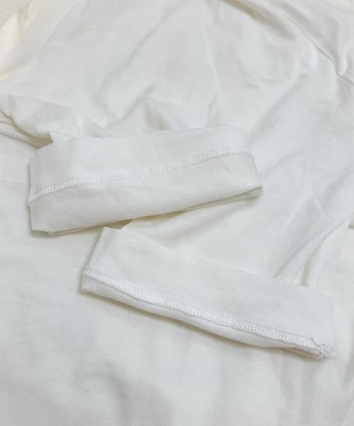 BRUNELLO CUCINELLI（ブルネロクチネリ）BRUNELLO CUCINELLI (ブルネロクチネリ) モニーレ装飾カットソー ホワイト サイズ:Lの古着・服飾アイテム