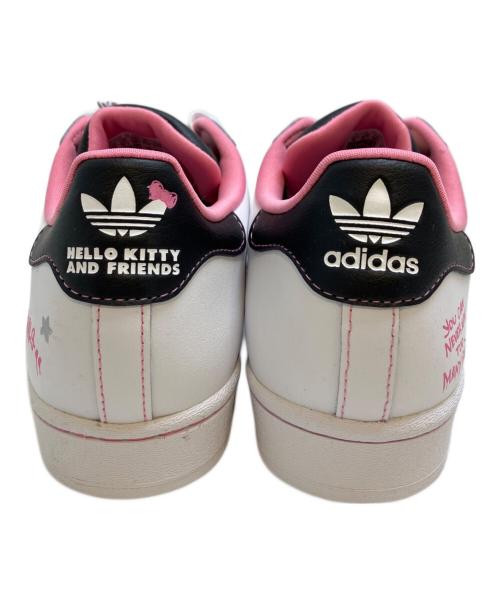 adidas（アディダス）adidas (アディダス) HELLO KITTY (ハローキティ) Superstar J 'Kurumi' ホワイト サイズ:US6/UK5.5/EU 2/3/24.5cm 未使用品の古着・服飾アイテム