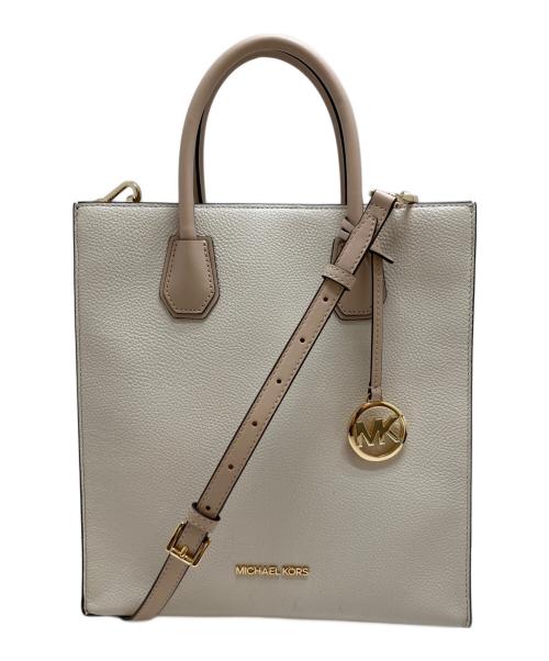 MICHAEL KORS（マイケルコース）MICHAEL KORS (マイケルコース) トートバッグ アイボリー サイズ:表記なしの古着・服飾アイテム