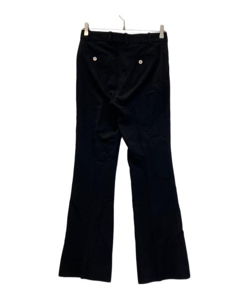 GUCCI（グッチ）GUCCI (グッチ) フレアスラックス ブラック サイズ:38の古着・服飾アイテム