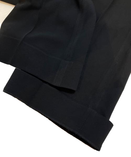 GUCCI（グッチ）GUCCI (グッチ) フレアスラックス ブラック サイズ:38の古着・服飾アイテム
