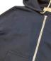 中古・古着 MAISON KITSUNE (メゾンキツネ) トリコロールフォックスパッチ ジップパーカー ネイビー サイズ:S：7000円