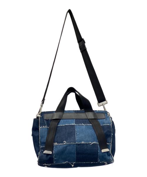DIESEL（ディーゼル）DIESEL (ディーゼル) デニムパッチワーク2WAYトートバッグ インディゴ サイズ:表記なしの古着・服飾アイテム