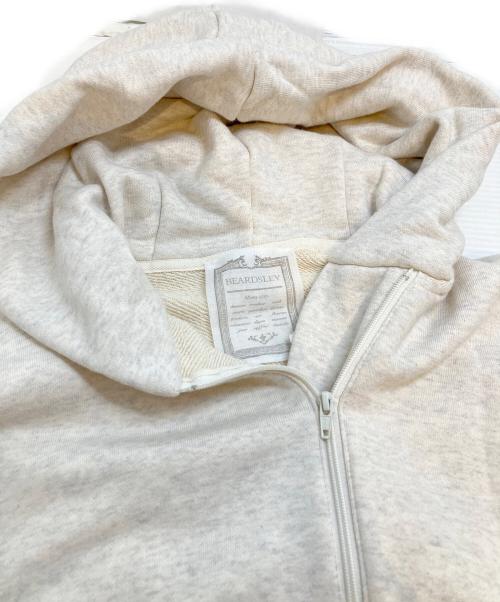 BEARDSLEY（ビアズリー）BEARDSLEY (ビアズリー) フロントZIPパーカー ベージュ サイズ:Fの古着・服飾アイテム