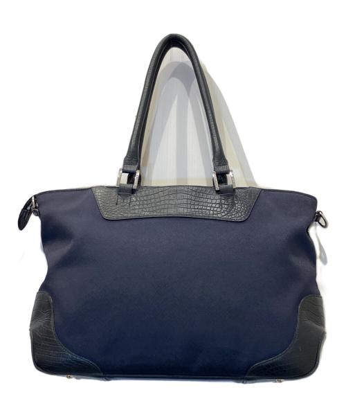 PELLE MORBIDA（ペッレモルビダ）PELLE MORBIDA (ペッレモルビダ) トートバッグ ネイビー サイズ:表記なしの古着・服飾アイテム