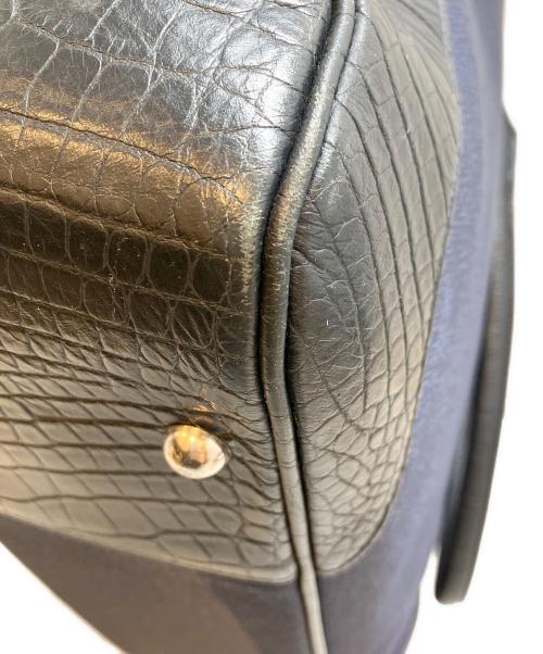 PELLE MORBIDA（ペッレモルビダ）PELLE MORBIDA (ペッレモルビダ) トートバッグ ネイビー サイズ:表記なしの古着・服飾アイテム