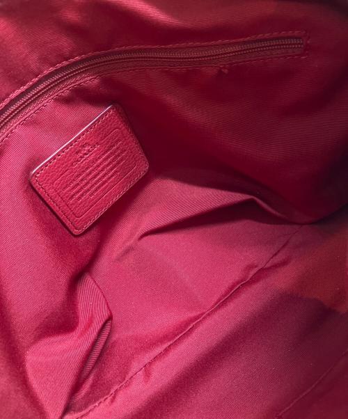 COACH（コーチ）COACH (コーチ) 2WAYショルダーバッグ レッドの古着・服飾アイテム