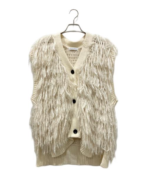 MAISON SPECIAL（メゾンスペシャル）MAISON SPECIAL (メゾンスペシャル) Shaggy Fringe Hand Vest アイボリー サイズ:FREEの古着・服飾アイテム