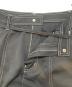 中古・古着 MAISON SPECIAL (メゾンスペシャル) Zip Design Satin Cargo Pants ブラック サイズ:38：6000円