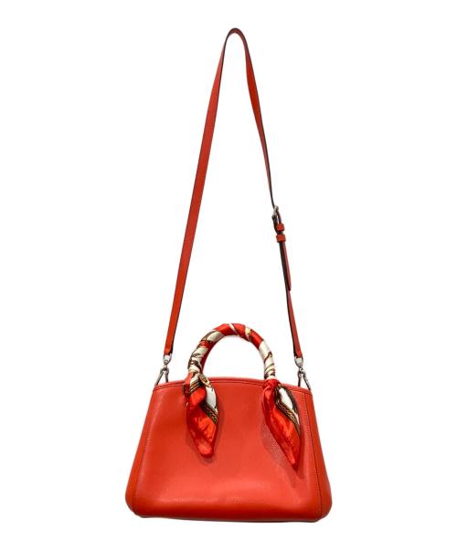 COACH（コーチ）COACH (コーチ) ハンドバッグ スモールマーゴット オレンジ サイズ:表記なしの古着・服飾アイテム
