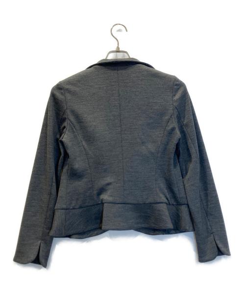 kay me（ケイミー）kay me (ケイミー) ミディアムグレー ラッフルジャケット グレー サイズ:7の古着・服飾アイテム