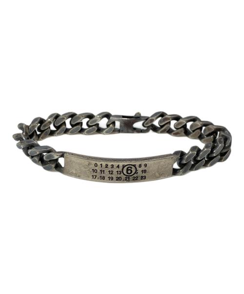 MM6 Maison Margiela（エムエムシックスメゾンマルジェラ）MM6 Maison Margiela (エムエムシックスメゾンマルジェラ) チェーンブレスレット シルバー サイズ:表記なしの古着・服飾アイテム