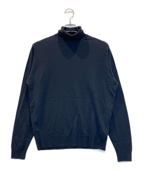 JOHN SMEDLEY（ジョンスメドレー）JOHN SMEDLEY (ジョンスメドレー) タートルネックニット ネイビー サイズ:Mの古着・服飾アイテム