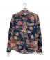 DENIM & SUPPLY RALPH LAUREN（デニム＆サプライ ラルフローレン）の古着「コーデュロイ花柄シャツ」｜ネイビー×ピンク